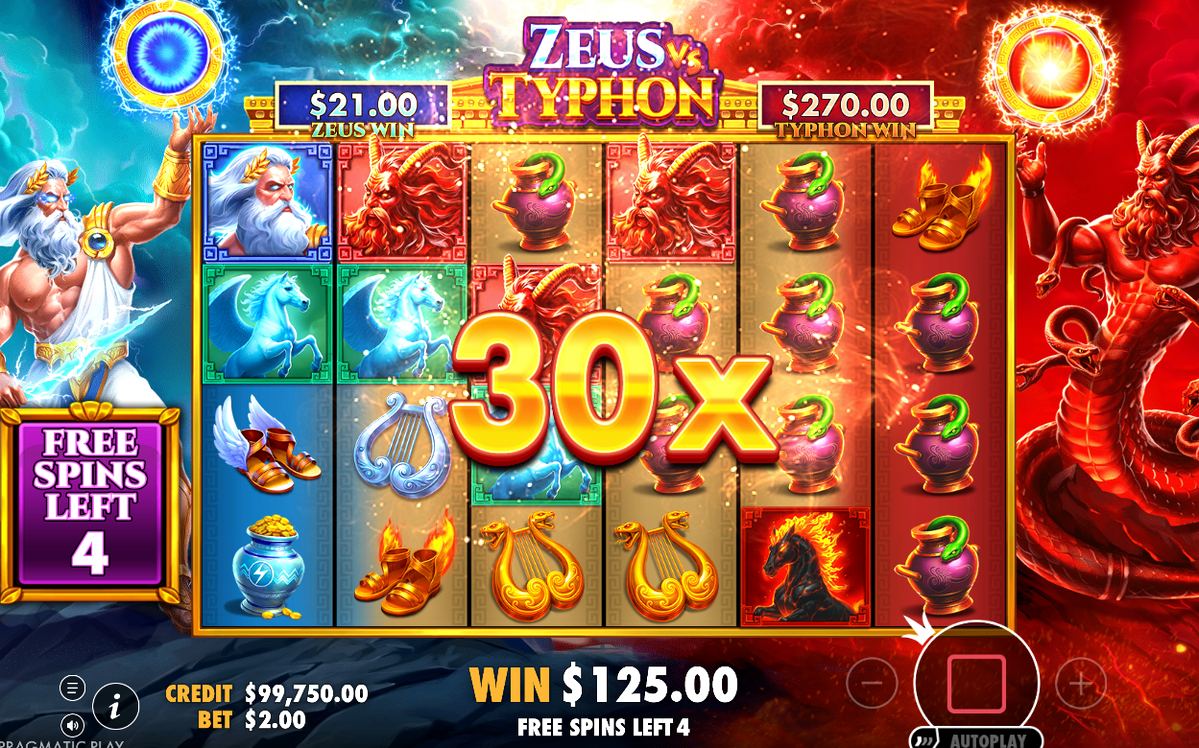 Free Spins-läge med GOD MULTIPLIER och specialrullar